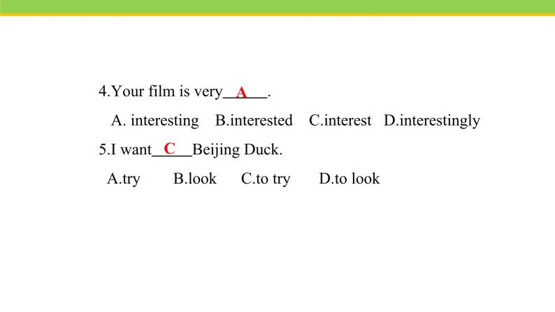 Unit 2 Lesson 11 Food in China 课件 冀教版英语七年级下册05