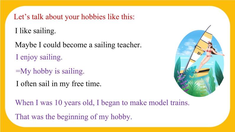 8.4 Writing【课件】牛津版本 初中英语七年级下册Unit8 From hobby to career07