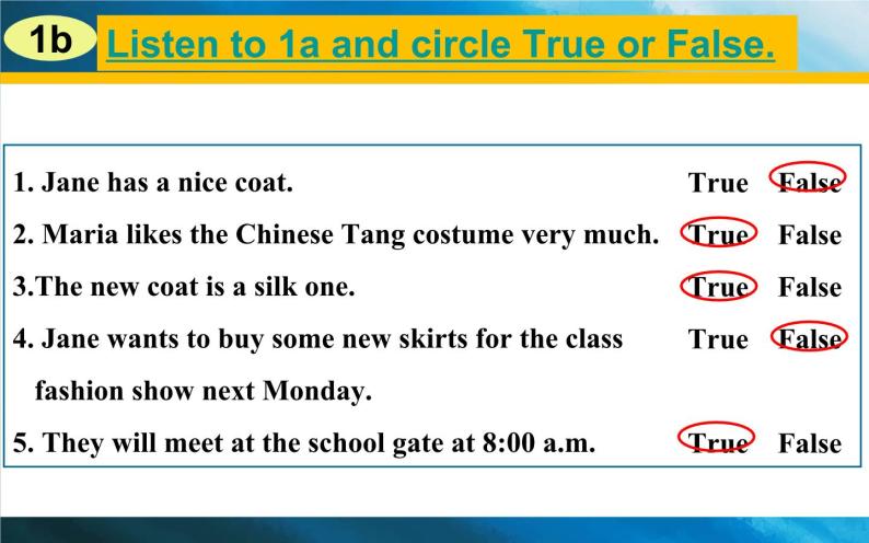 Unit 8 Our Clothes Topic 1 Section A课件初中英语仁爱版八年级下册08