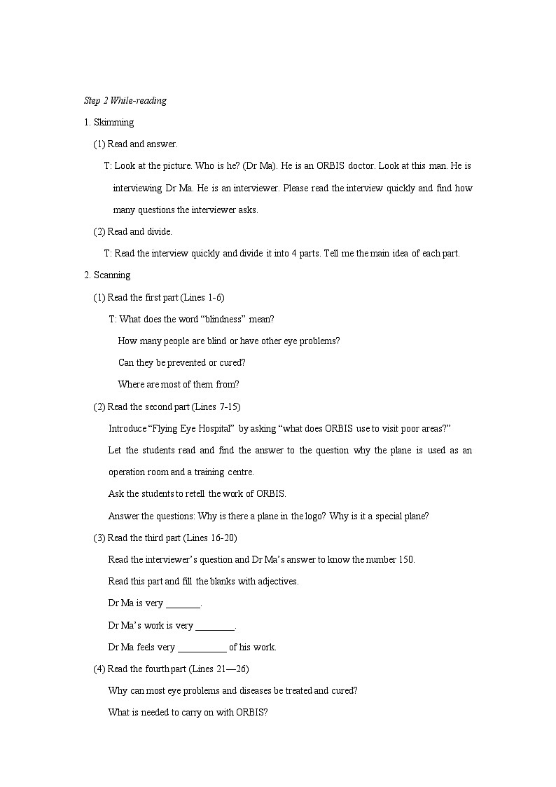 Unit7+Reading+教学设计1+初中英语八年级下册(牛津译林版)第2页