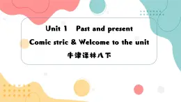 牛津译林版八年级英语下册Unit 1 comic strip and welcome to the unit.课件