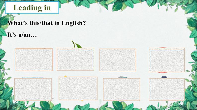 人教新目标版英语七年级上册 Starter Unit 2What’s this in English第二课时(3a-4d)课件04