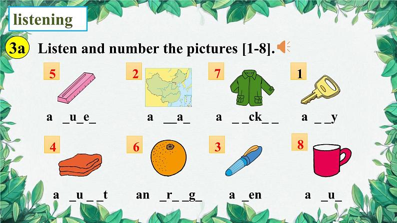 人教新目标版英语七年级上册 Starter Unit 2What’s this in English第二课时(3a-4d)课件06