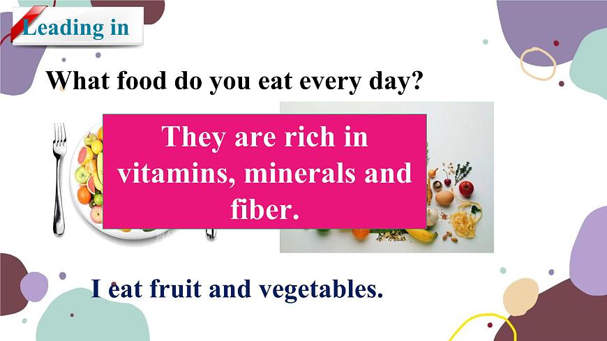 冀教版英語九年級(jí)上冊(cè) Lesson3 Good food, Good Health課件第5頁