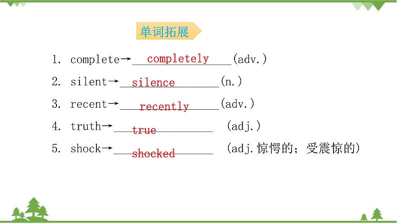 Unit5 Section B 背默本第4页
