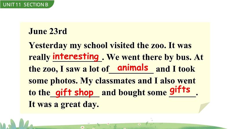 Unit 11 Section B 3a-Self Check第4页