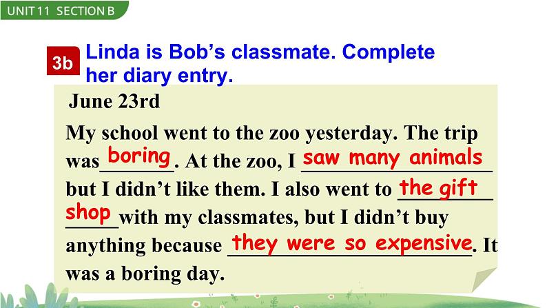 Unit 11 Section B 3a-Self Check第5页