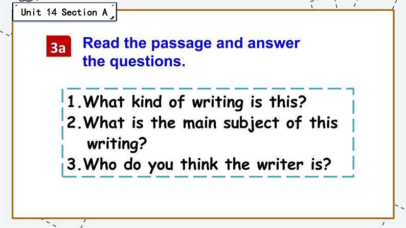 Unit 14 Section A 3a-3c第4页