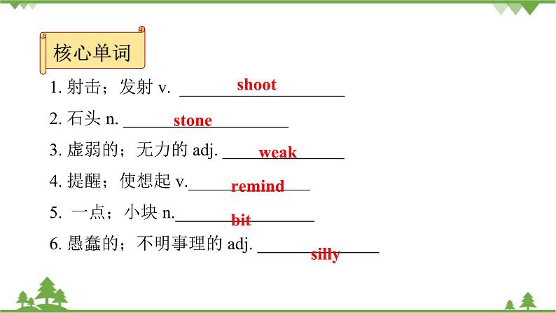 人教新目标(Go for it)版英语八年级下册 Unit 6 An old man tried to move -Section A (1a~2d)课件第4页