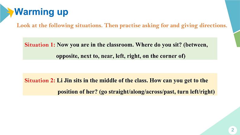 外研版七年级英语下册Module 6 Around town Unit 3 Language in use 课件第2页