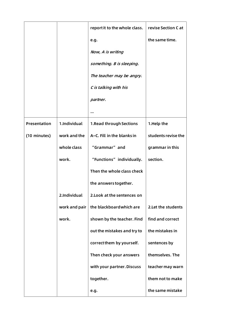 仁爱科普版英语七年级下册Unit 5 Topic 2 A few students are running around the playground. Section D 课件+教案+练习+音视频03