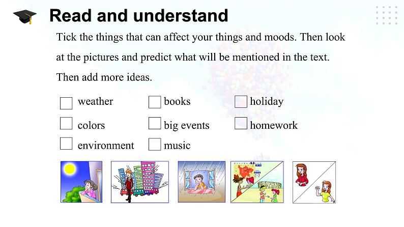 仁爱科普版英语八下Unit5 Topic 3 Many things can affect our feelings Section C课件+教案+练习+音视频08