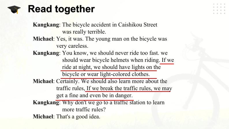 仁爱科普版英语八下Unit 6 Topic 3 Bicycle riding is good exercise.Section B课件+教案+音频08