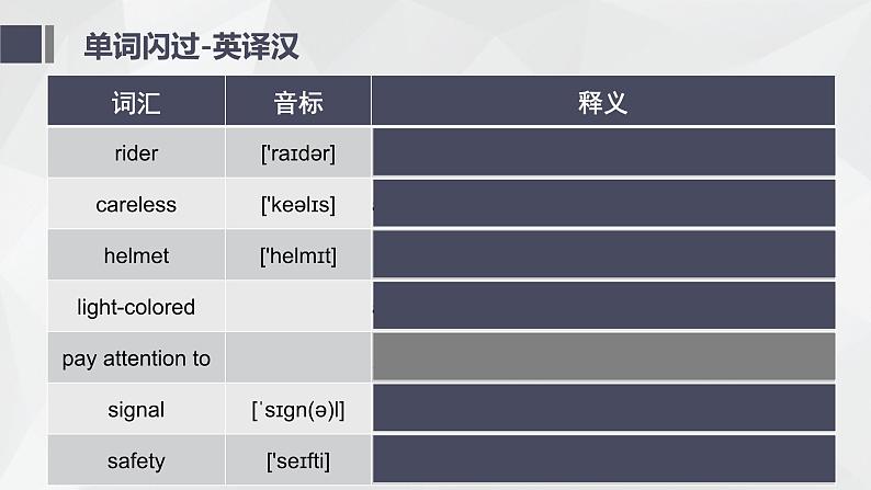 仁爱科普版英语八下Unit 6 Enjoy Cycling Toipc 3 Bicycle riding is good exercise 复习课件+复习检测 + 语法练习(含答案)04
