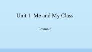 英语八年级上册Lesson 6 Jenny's Week教课内容课件ppt