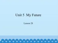 冀教版（三起）英语八年级上册 Unit 5  My Future Lesson 28_1 课件