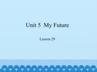 冀教版（三起）英语八年级上册 Unit 5  My Future Lesson 29_1 课件