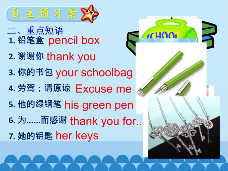 人教新目标版英语七年级上册 Unit 3 Is this your pencil Section A（1a~2d）课件04