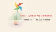 冀教版八年级下册Lesson 15 The Zoo Is Open备课课件ppt