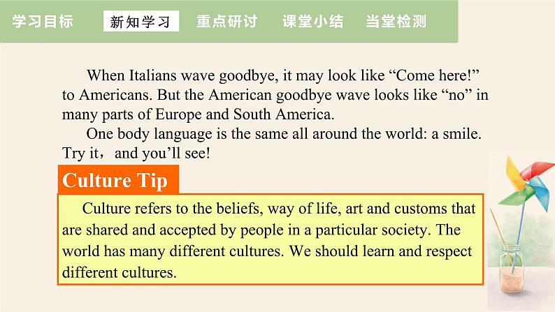 Unit 7 Lesson 40 Body Language 课件 2023-2024学年冀教版英语八年级下册06