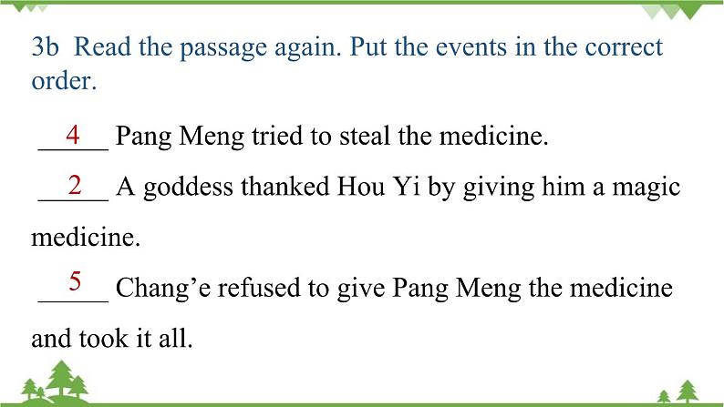 人教新目标版英语九年级上册 Unit 2 I think that mooncakes are delicious!Section A 3a-3c课件第6页