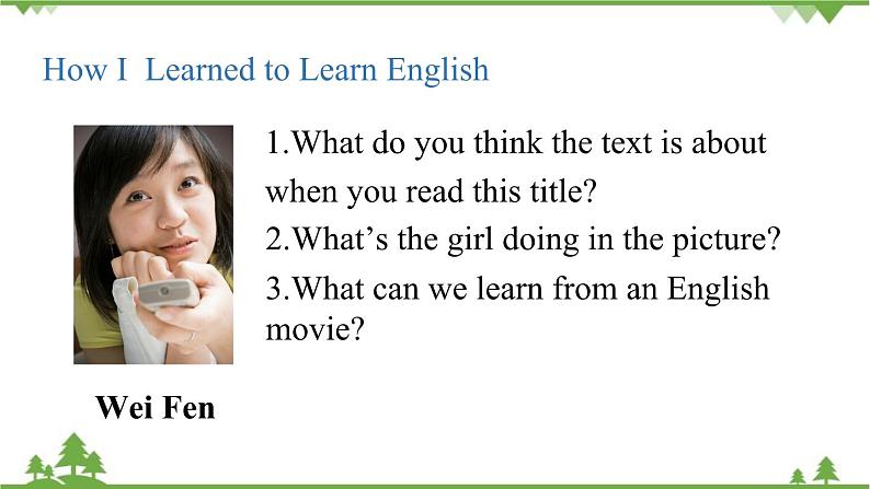 人教新目标版英语九年级上册 Unit 1 How can we become good learners-Section A 3a-3b课件第5页