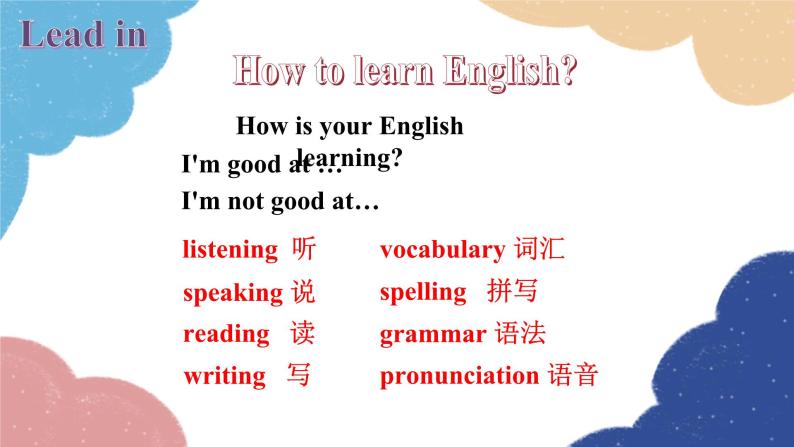 外研版英语八年级上册Module 1 Unit 1 Let’s try to speak English as much as possible课件07