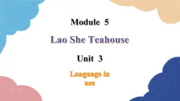 外研版英语八年级上册Module 5 Unit 3 Language in use课件