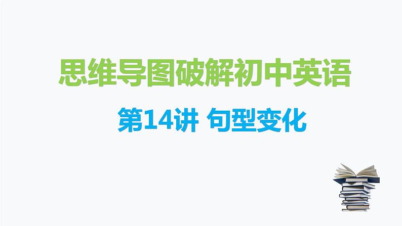 【通用版】中考 初中英语 第14讲 句型变化 (PPT讲解+教师逐字稿+作业)01
