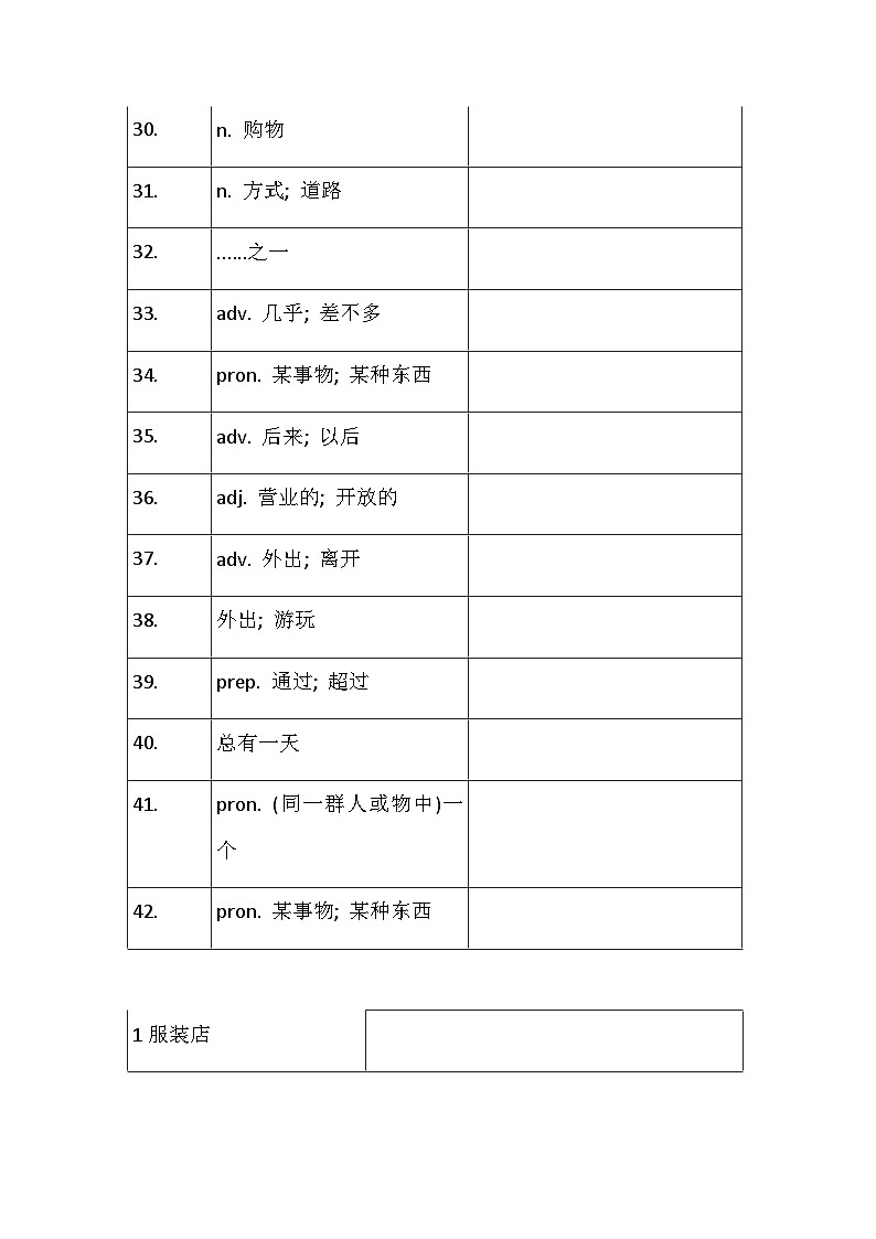 外研版七年级下册Module 5 知识点(默写版)(含答案)03