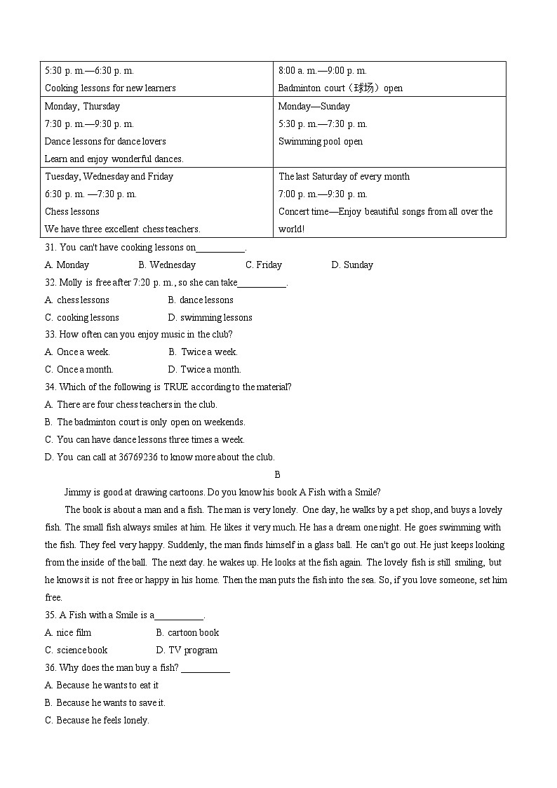 2023-2024学年辽宁省营口市七年级(上)期末英语试卷.docx2023-2024学年辽宁省营口市七年级(上)期末英语试卷03