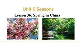 冀教版七年级英语下册Unit 6 Lesson 36课件