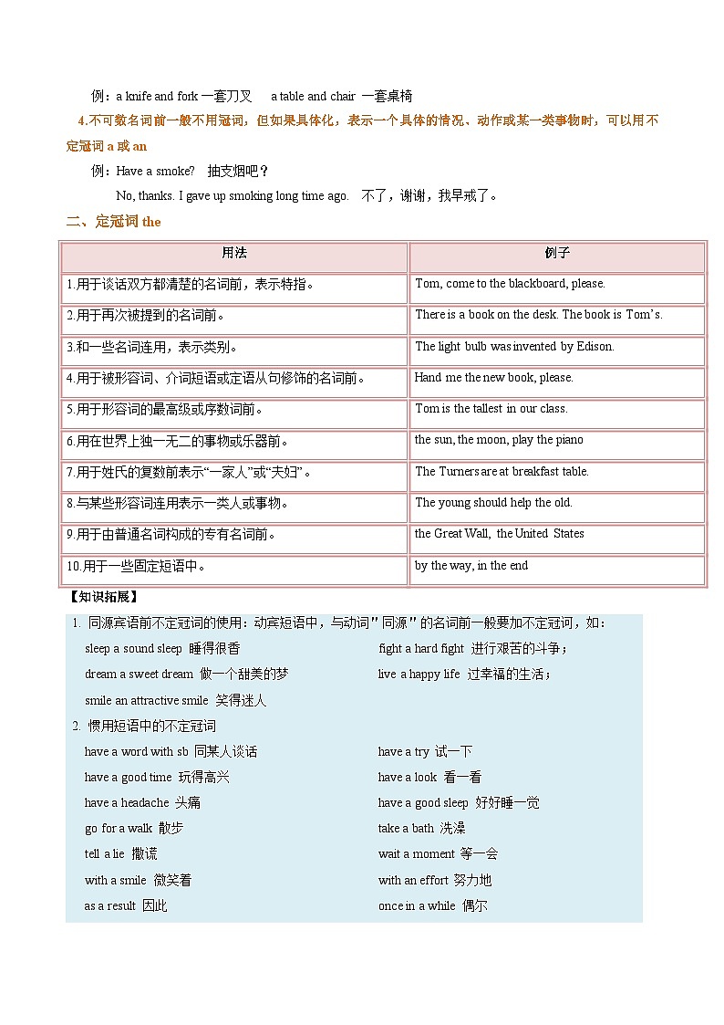 专题02 冠词(原卷版)第2页