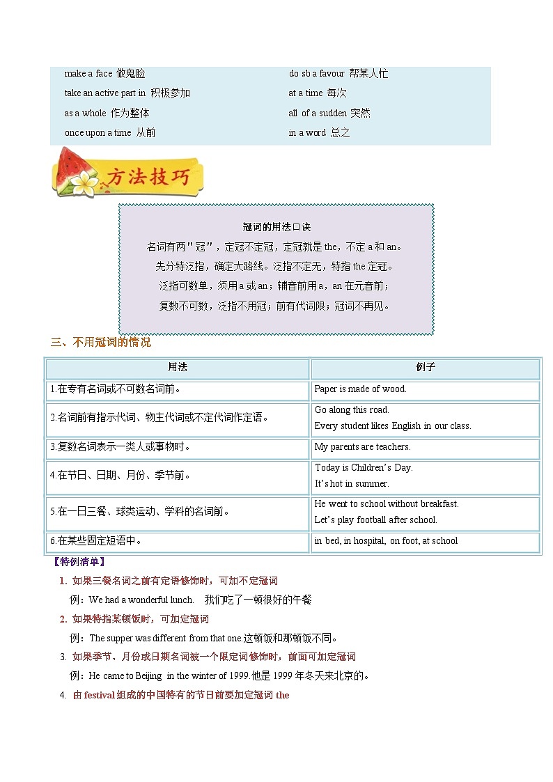 专题02 冠词(解析版)第3页