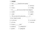 初中英语Lesson 12  A Blog about the Silk Road同步测试题