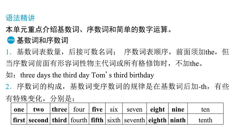 Unit+2+Numbers语法+课件-2023-2024学年牛津深圳版英语八年级上册第3页