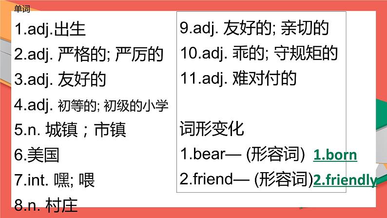 外研版(新标准)七年级英语下册Module7重点短语&句子翻译课件第2页