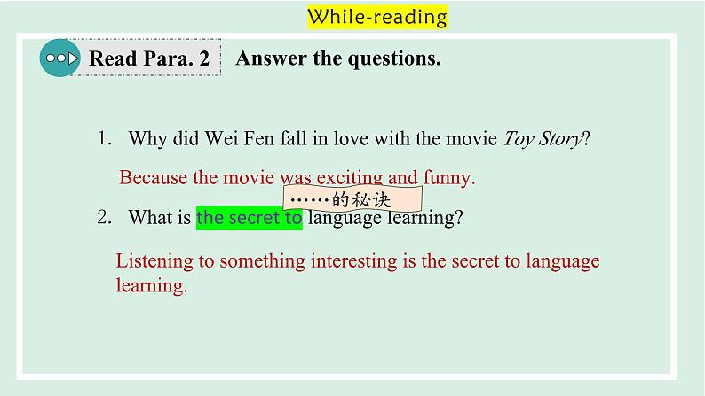Unit1 课时2. Section A(3a-3b)第8页