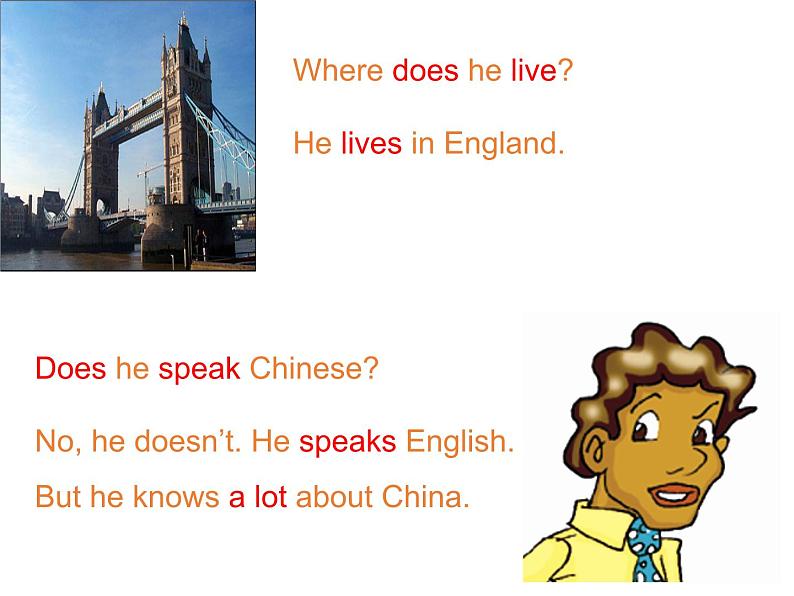 仁爱版英语七年级上册 Unit 3 getting together Topic 1. Does he speak Chinese_课件1(1) 课件第6页