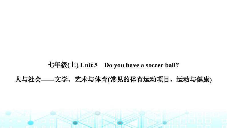 人教版中考英语复习考点二七年级(上)Units5-9课件02