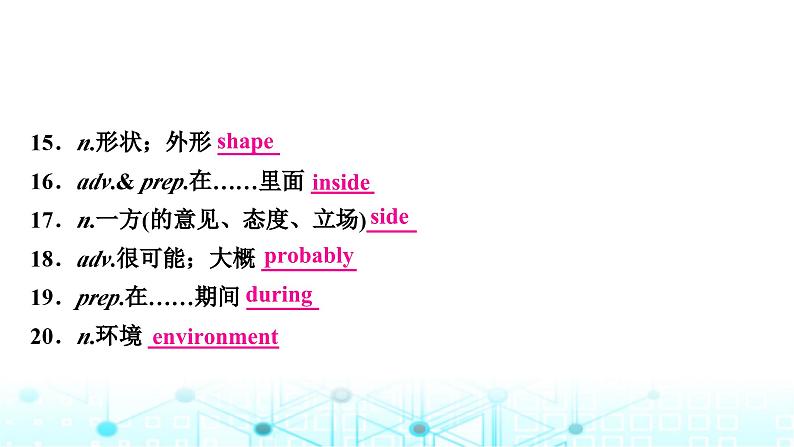 人教版中考英语复习考点九八年级(上)Units7-8课件05