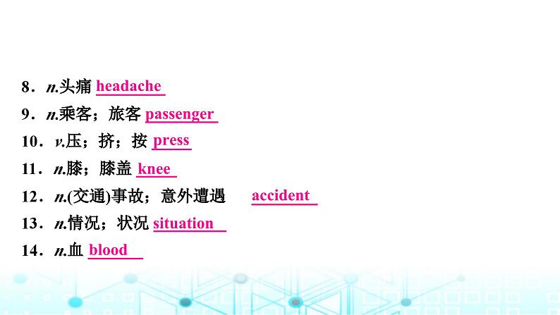 人教版中考英语复习考点一0一八年级(下)Units1-2课件04