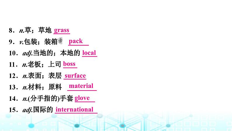 人教版中考英语复习考点一0八九年级Units5-6课件04