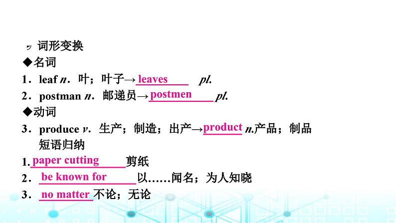 人教版中考英语复习考点一0八九年级Units5-6课件06