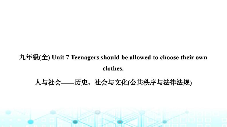 人教版中考英语复习考点一0九九年级Units7-8课件02