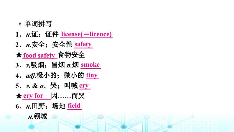 人教版中考英语复习考点一0九九年级Units7-8课件03