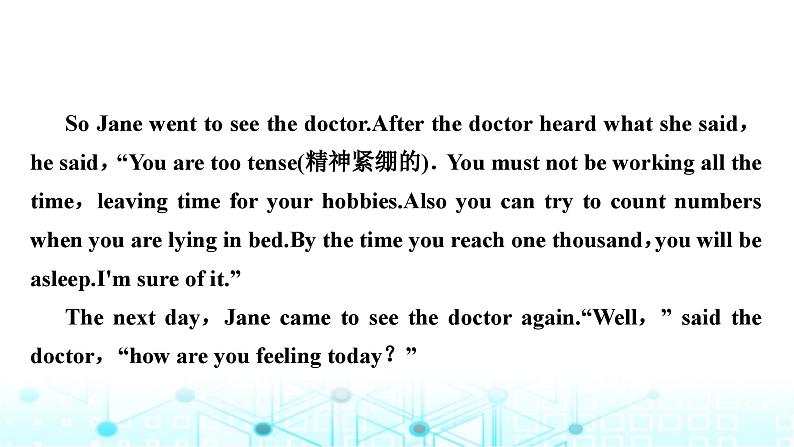 人教版中考英语复习语篇组合练五课件第8页