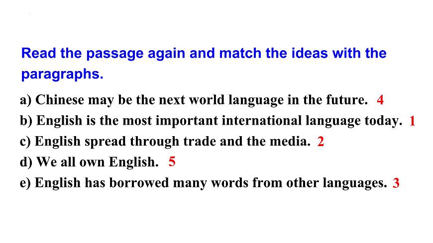 外研版九年級(jí)英語(yǔ)下冊(cè)Module 7 English for you and me Unit 2 課件第8頁(yè)