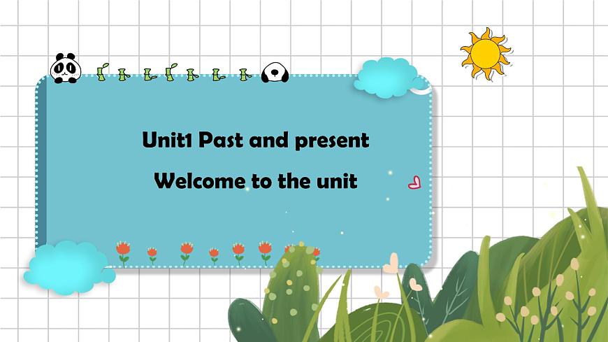 牛津譯林版八下英語第一單元導(dǎo)入課時八B Unit 1 Welcome to the unit同步PPT課件第1頁