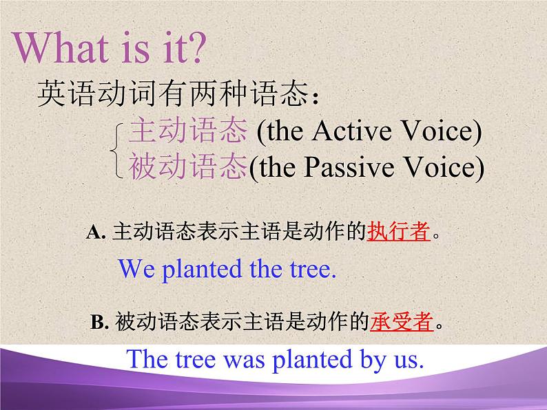 专题11 主动语态和被动语态课件第3页